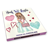 Laad afbeelding in Gallerij viewer, Chocolade Reep Kaart Buik Vol Liefde