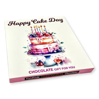 Laad afbeelding in Gallerij viewer, Chocolade Reep Kaart Happy Cake Day