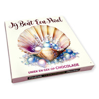 Laad afbeelding in Gallerij viewer, Chocolade Reep Kaart Jij Bent Een Parel