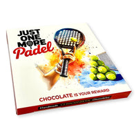 Laad afbeelding in Gallerij viewer, Chocolade Reep Kaart Just One More Padel