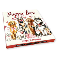 Laad afbeelding in Gallerij viewer, Chocolade Reep Kaart Puppy Love