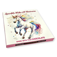 Laad afbeelding in Gallerij viewer, Chocolade Reep Kaart Sparkle Like A Unicorn
