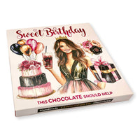 Laad afbeelding in Gallerij viewer, Chocolade Reep Kaart Sweet Birthday