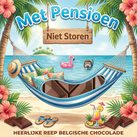 Laad afbeelding in Gallerij viewer, Chocolade Reep Kaart Met Pensioen