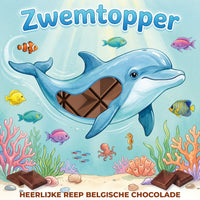 Laad afbeelding in Gallerij viewer, Chocolade Reep Kaart Zwemtopper