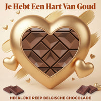 Laad afbeelding in Gallerij viewer, Chocolade Reep Kaart Je Hebt Een Hart Van Goud