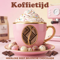 Laad afbeelding in Gallerij viewer, Chocolade Reep Kaart Koffietijd