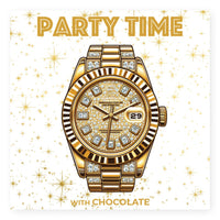 Laad afbeelding in Gallerij viewer, Chocolade Reep Kaart Party Time