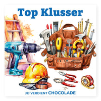 Laad afbeelding in Gallerij viewer, Chocolade Reep Kaart Top Klusser
