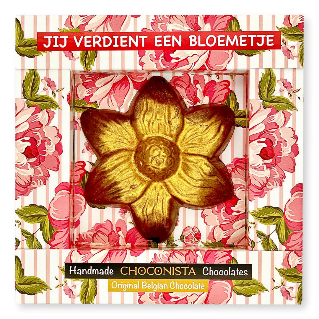 Chocolade Bloem Goud