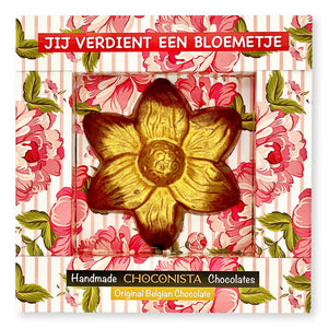 Chocolade Bloem Goud