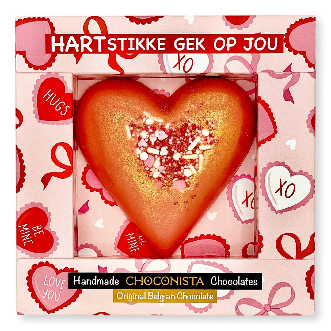 Chocolade Hart 'Hartstikke Gek Op Jou'