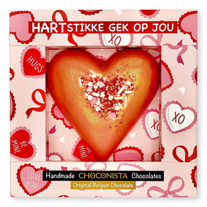 Chocolade Hart 'Hartstikke Gek Op Jou'