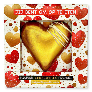 Chocolade Hart 'Jij Bent Om Op Te Eten'