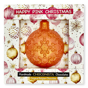 Chocolade Kerstbal Roze
