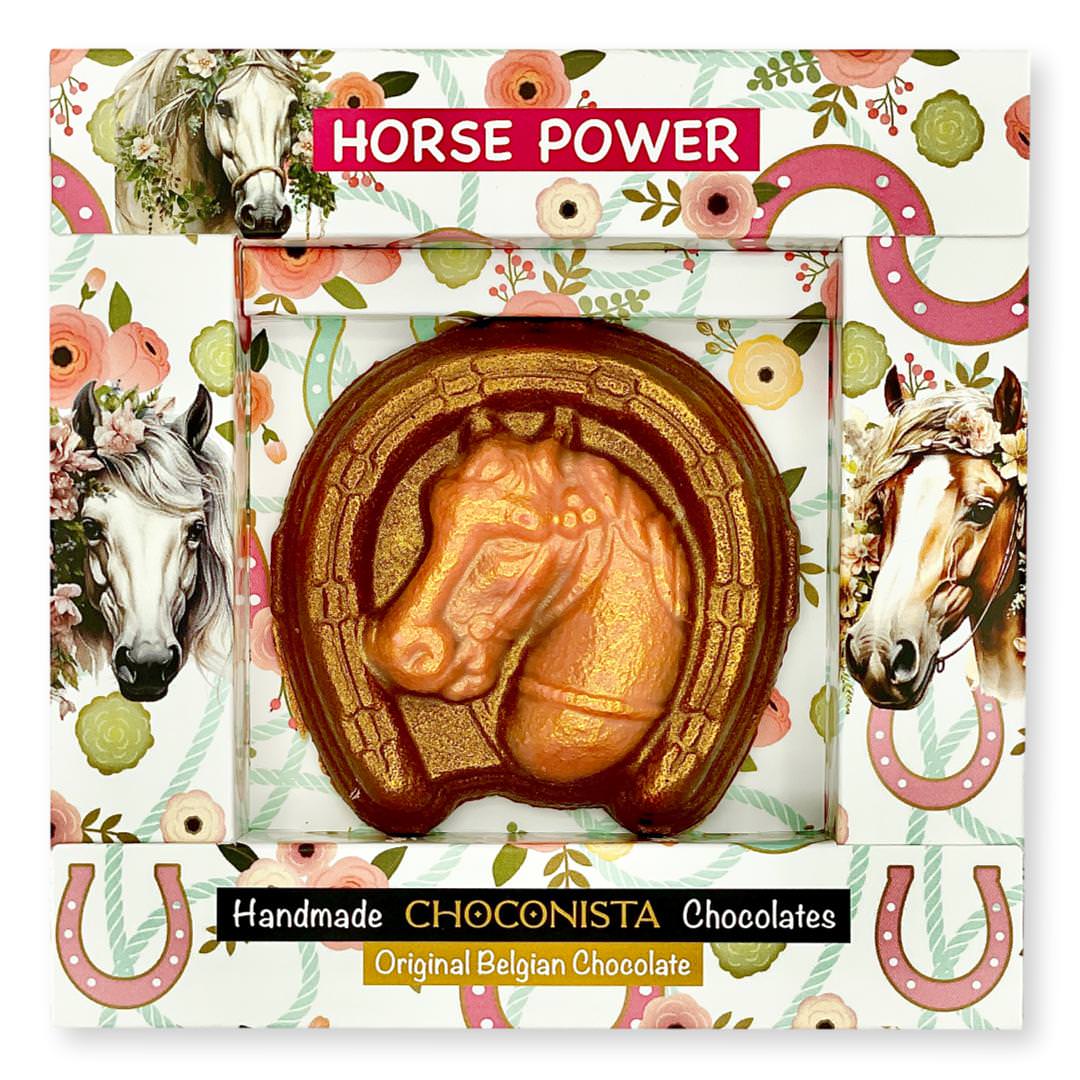 Chocolade Paard met Hoefijzer