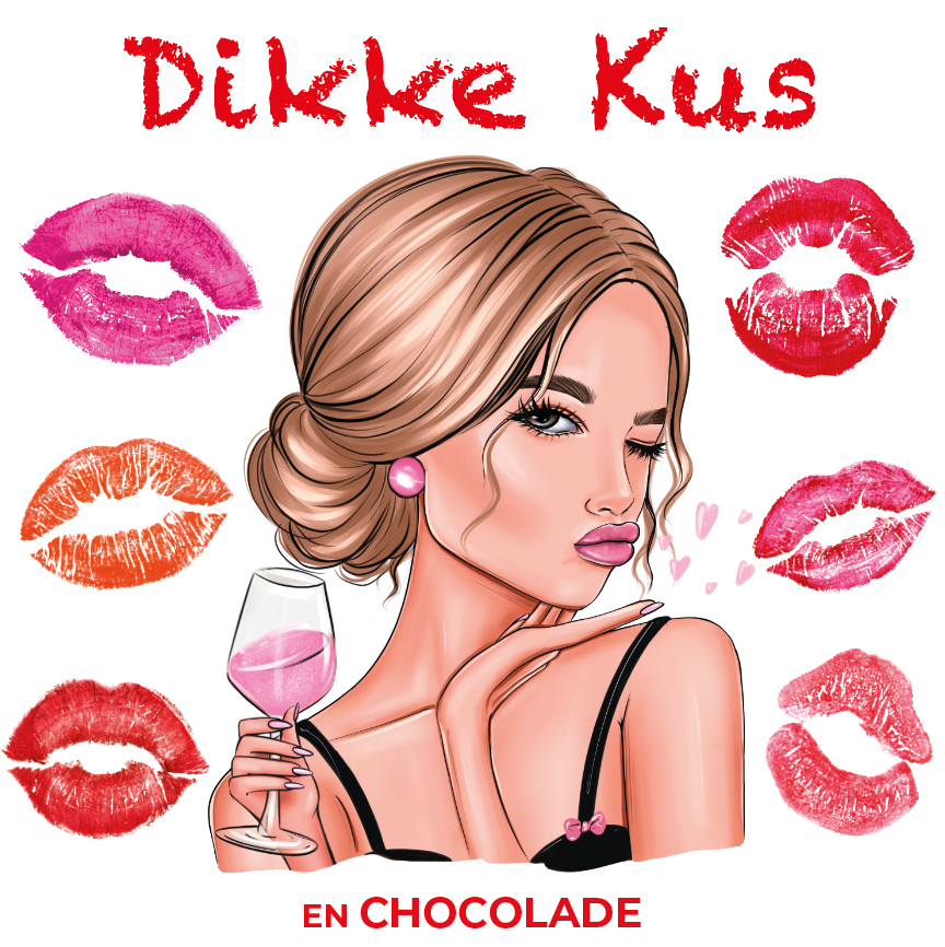 Chocolade Reep Kaart Dikke Kus