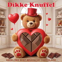 Laad afbeelding in Gallerij viewer, Chocolade Reep Kaart Dikke Knuffel
