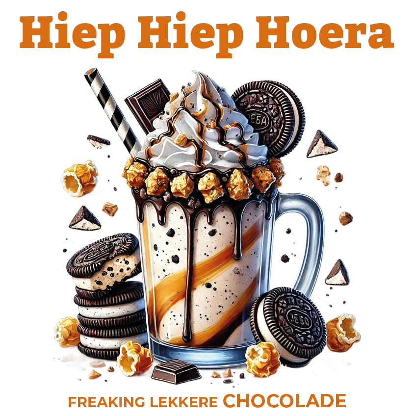 Chocolade Reep Kaart Hiep Hiep Hoera