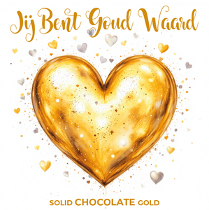 Chocolade Reep Kaart Jij Bent Goud Waard