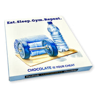 Laad afbeelding in Gallerij viewer, Chocolade Reep Kaart Eat Sleep Gym Repeat
