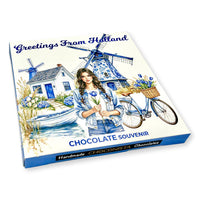 Laad afbeelding in Gallerij viewer, Chocolade Reep Kaart Greetings From Holland
