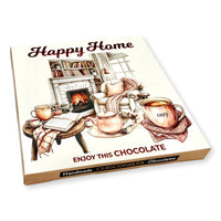 Laad afbeelding in Gallerij viewer, Chocolade Reep Kaart Happy Home

