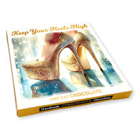 Laad afbeelding in Gallerij viewer, Chocolade Reep Kaart Keep Your Heels High
