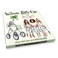 Laad afbeelding in Gallerij viewer, Chocolade Reep Kaart Welcome Little One

