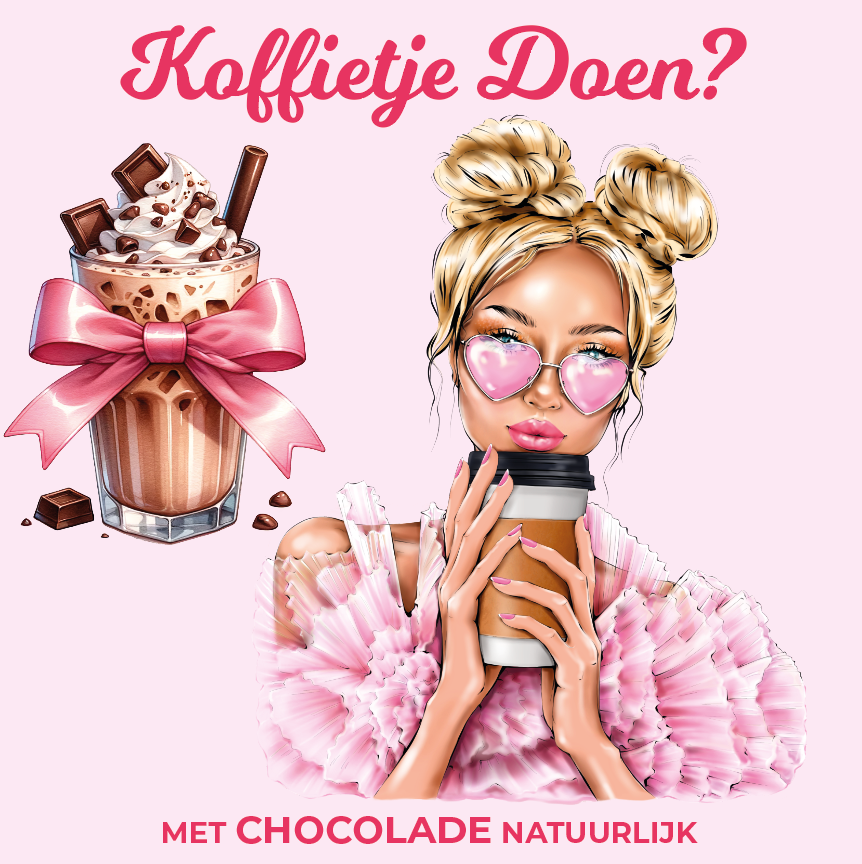 Chocolade Reep Kaart Koffietje Doen