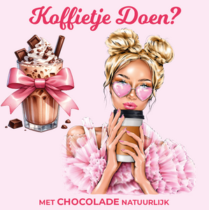 Chocolade Reep Kaart Koffietje Doen