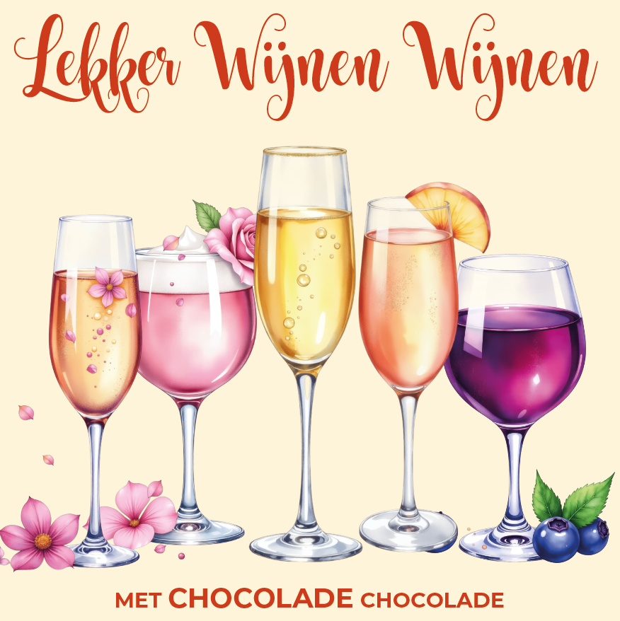 Chocolade Reep Kaart Lekker Wijnen Wijnen