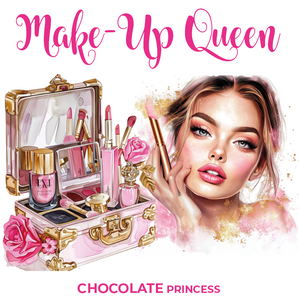 Chocolade Reep Kaart Make-Up Queen
