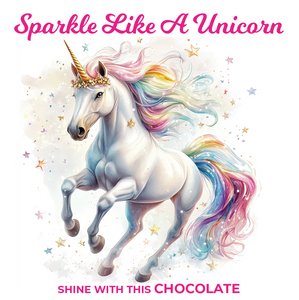 Chocolade Reep Kaart Sparkle Like A Unicorn