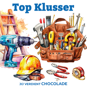 Chocolade Reep Kaart Top Klusser