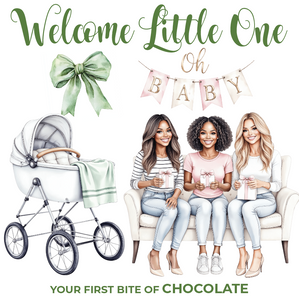 Chocolade Reep Kaart Welcome Little One