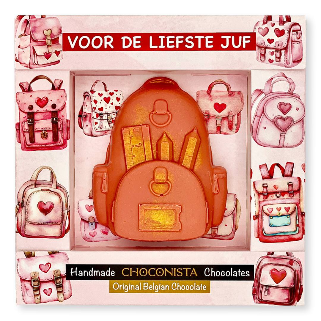 Chocolade Rugzak Juf