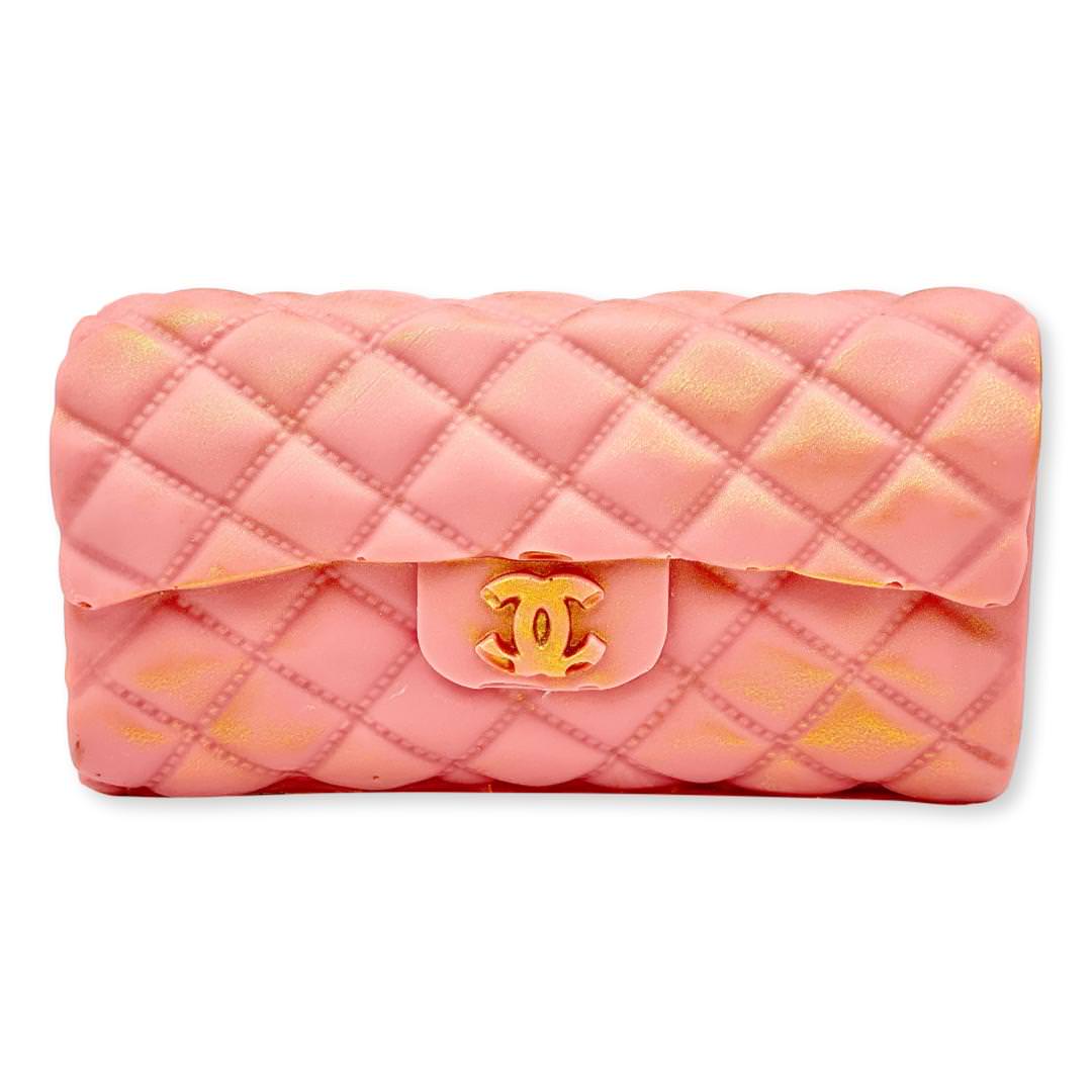 Chocolade Handtas Chanel Classic Roze