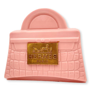 Chocolade Handtas Hermes Croco Roze