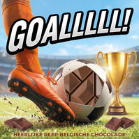 Laad afbeelding in Gallerij viewer, Chocolade Reep Kaart Goalllll

