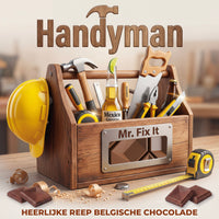 Laad afbeelding in Gallerij viewer, Chocolade Reep Kaart Handyman
