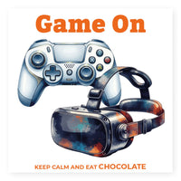 Laad afbeelding in Gallerij viewer, Chocolade Reep Kaart Game On
