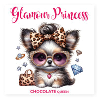 Laad afbeelding in Gallerij viewer, Chocolade Reep Kaart Glamour Princess
