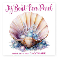 Laad afbeelding in Gallerij viewer, Chocolade Reep Kaart Jij Bent Een Parel
