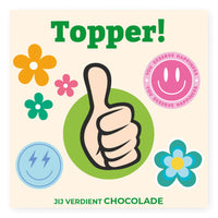 Laad afbeelding in Gallerij viewer, Chocolade Reep Kaart Topper
