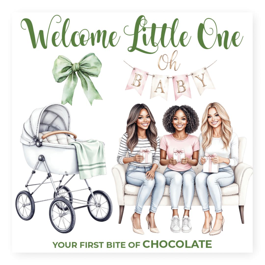 Chocolade Reep Kaart Welcome Little One