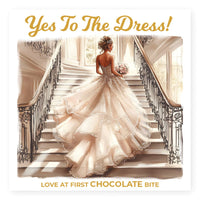 Laad afbeelding in Gallerij viewer, Chocolade Reep Kaart Yes To The Dress
