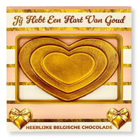 Laad afbeelding in Gallerij viewer, Chocoladevorm Jij Hebt Een Hart Van Goud
