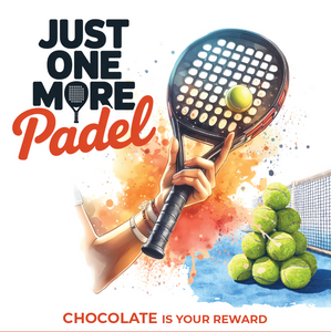 Chocolade Reep Kaart Just One More Padel