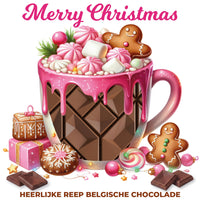 Laad afbeelding in Gallerij viewer, Chocolade Reep Kaart Merry Christmas
